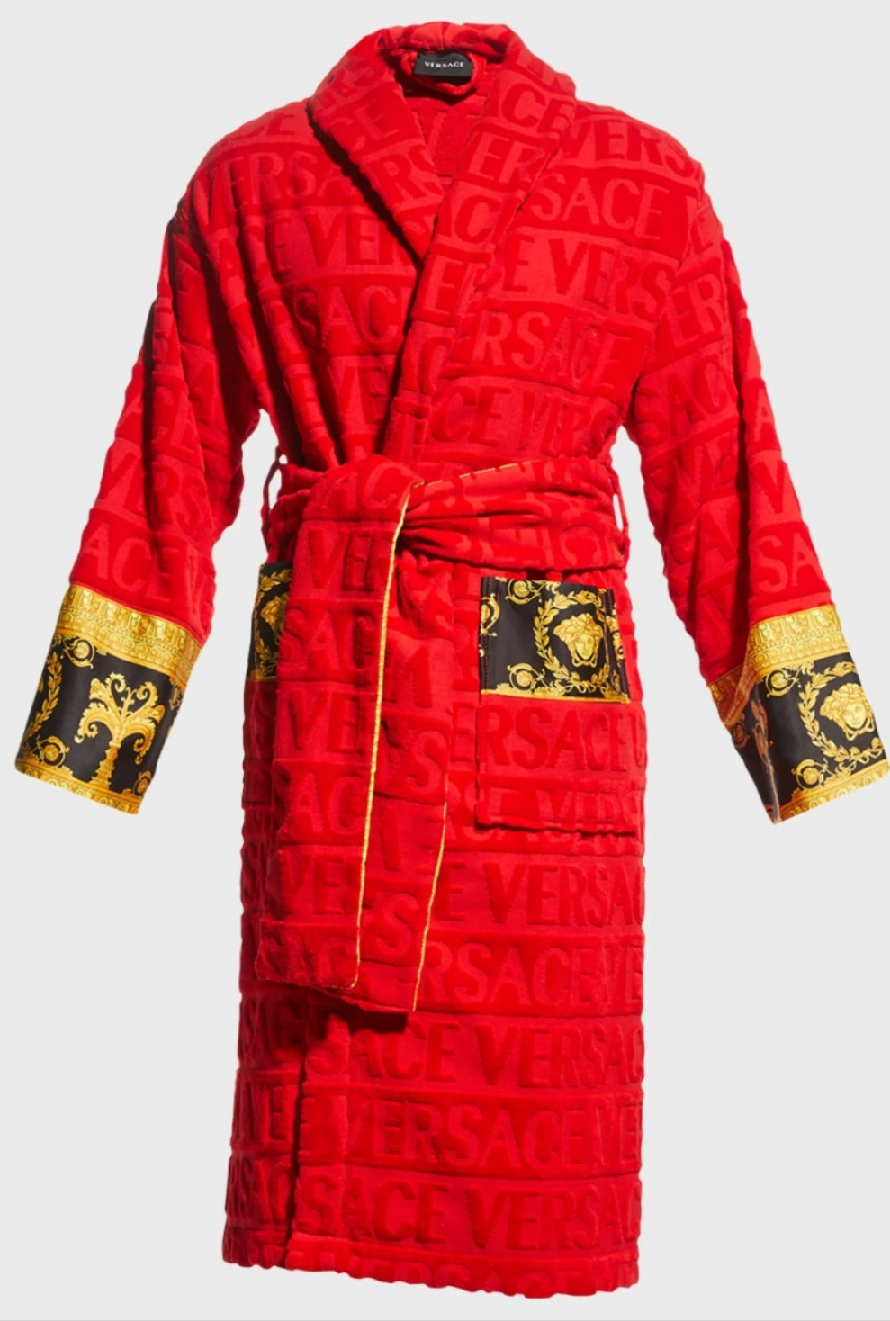 Versace Unisex Barocco Sleeve Robe