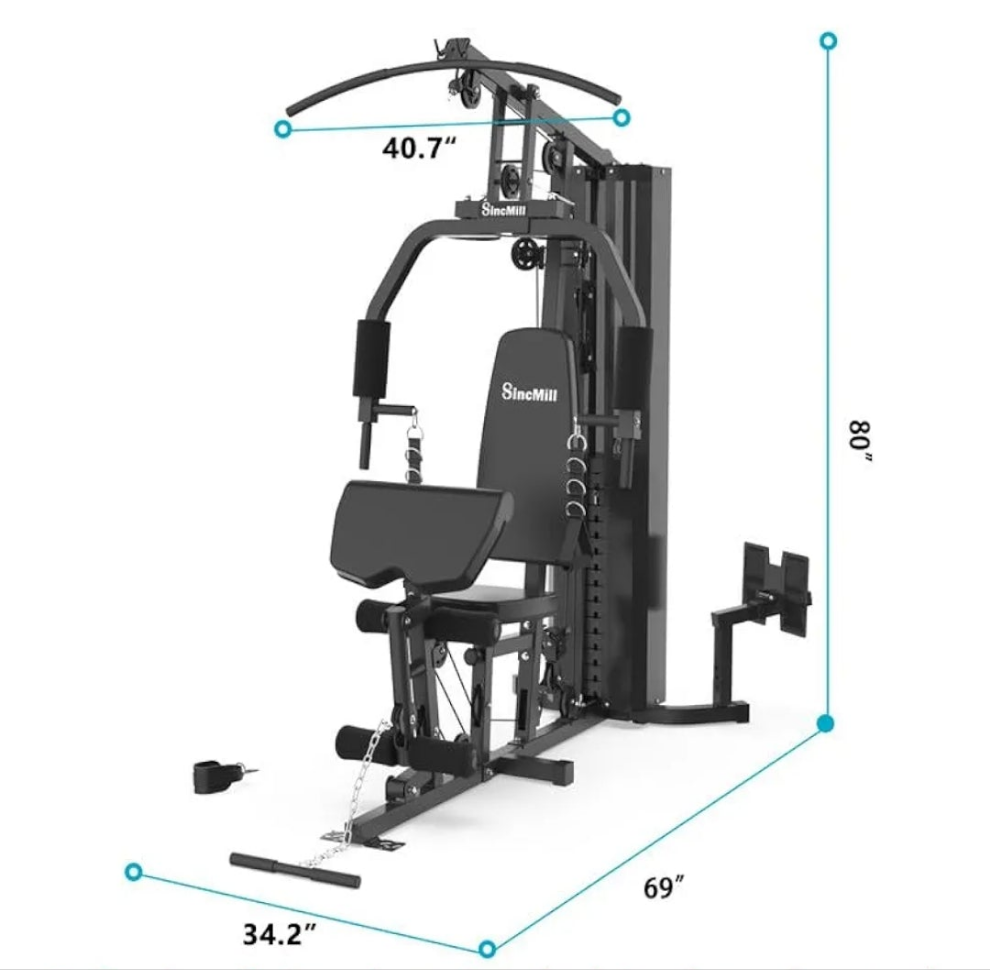 Home Gym Multifunctional Full Body Workout Equipment for Home Exercise Fitness