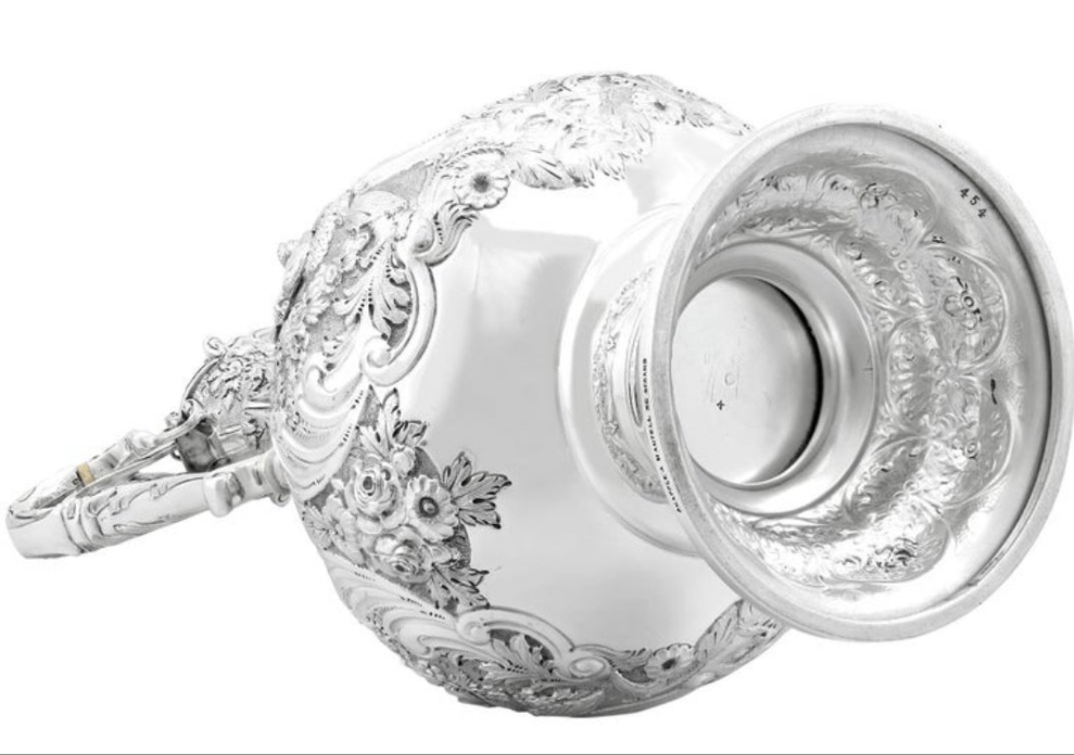 Stunning 925 Victorian Sterling Silver Jug in The Armada Style