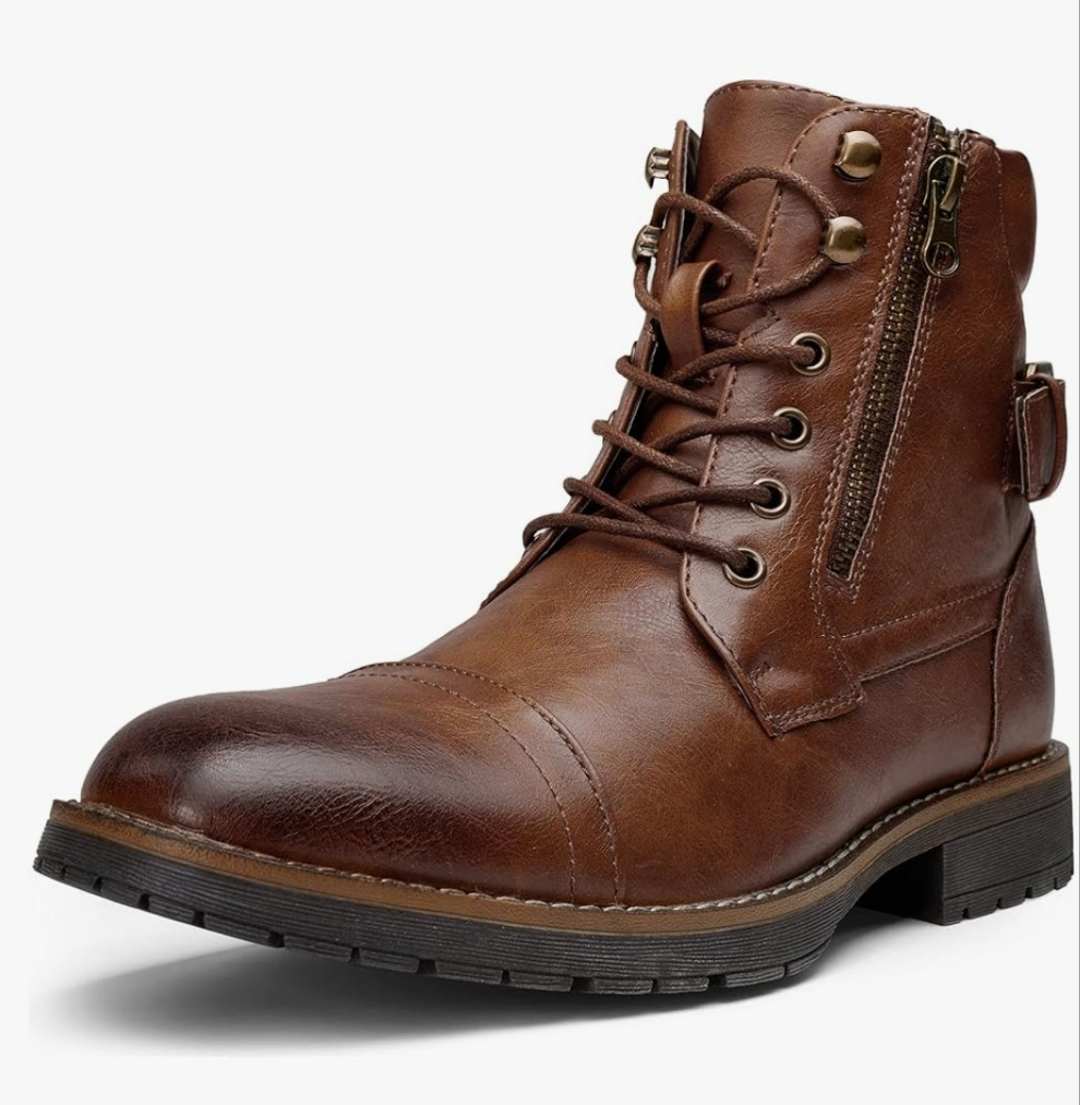 Men's Boots Boots for Men Casual Boots Motorcycle Combat Ankle Dress Boots Mens oh my cutie