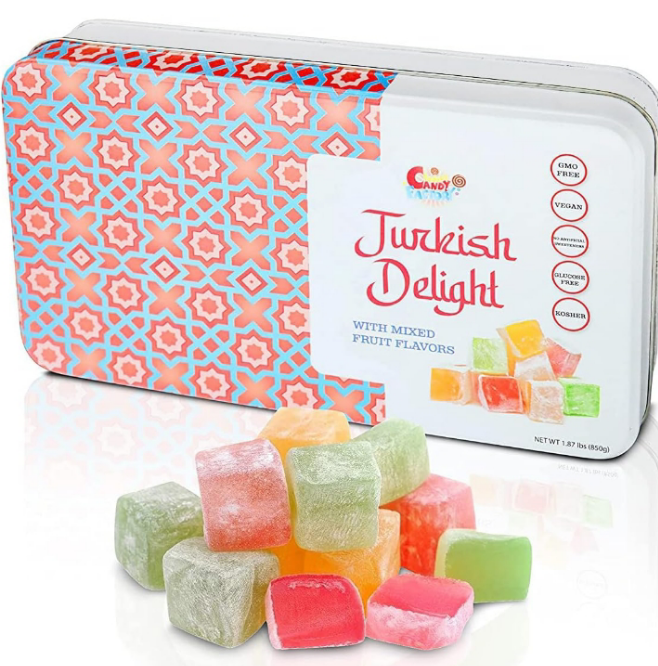 Turkish Delight with Assorted Fruit Flavors (30 oz) Gift Box for Everyone
