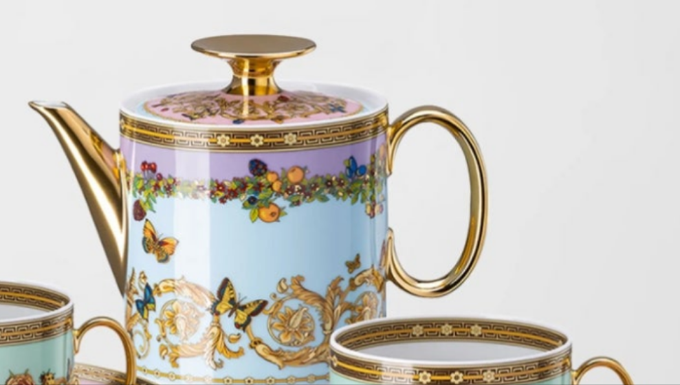 Versace
Butterfly Garden Modern Tea Set for Two