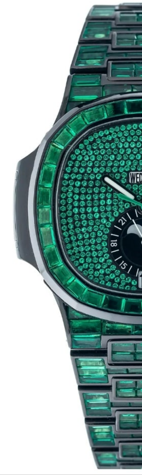 Patek Philippe Nautilus 5726/1A 40MM Green Gemstone Dial With Green Gemstone watch