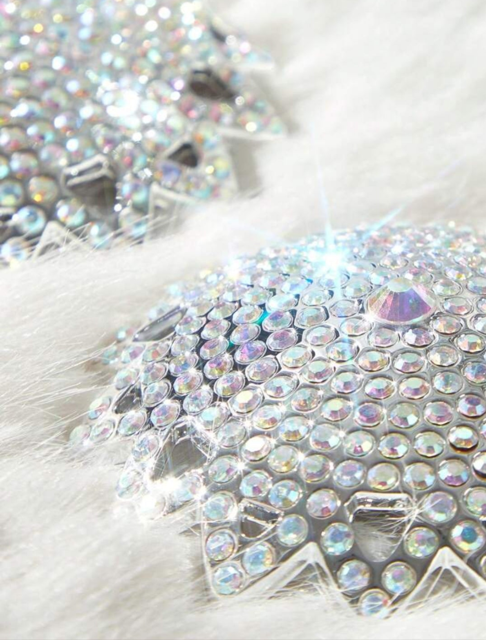Rhinestone Decorative Nipple Pasties, Silicone Self-Adhesive Reusable Nipple Cover Stickers