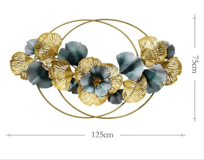 Wall Sculpture Metal Wall Sculptures, Iron Wall Hanging Arts Ornaments, Decor for Bathroom Livingroom Bedroom Patio Bedroom Living Room
