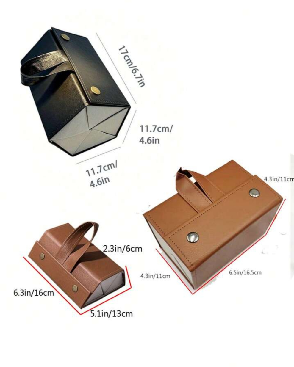 2/3/4/5/6 Slots Travel Glasses Case, Compact Foldable Fashion Glasses Organizer, Foldable Hanging Glasses Sunglasses Storage Rack Organizer, PU Leather Eyewear Holder Sunglasses Case Sunglasses Holder Storage Bag Organization