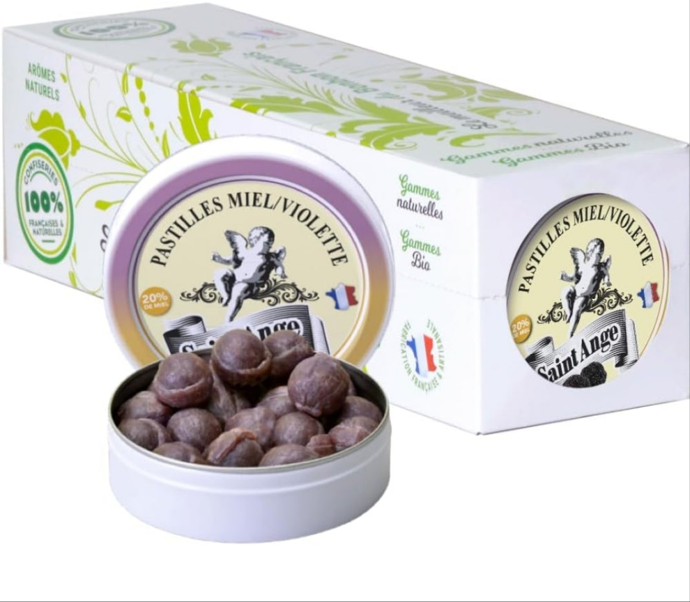 Organic Candies| Imported from France | Pastilles | Hard Candy | Case of 10