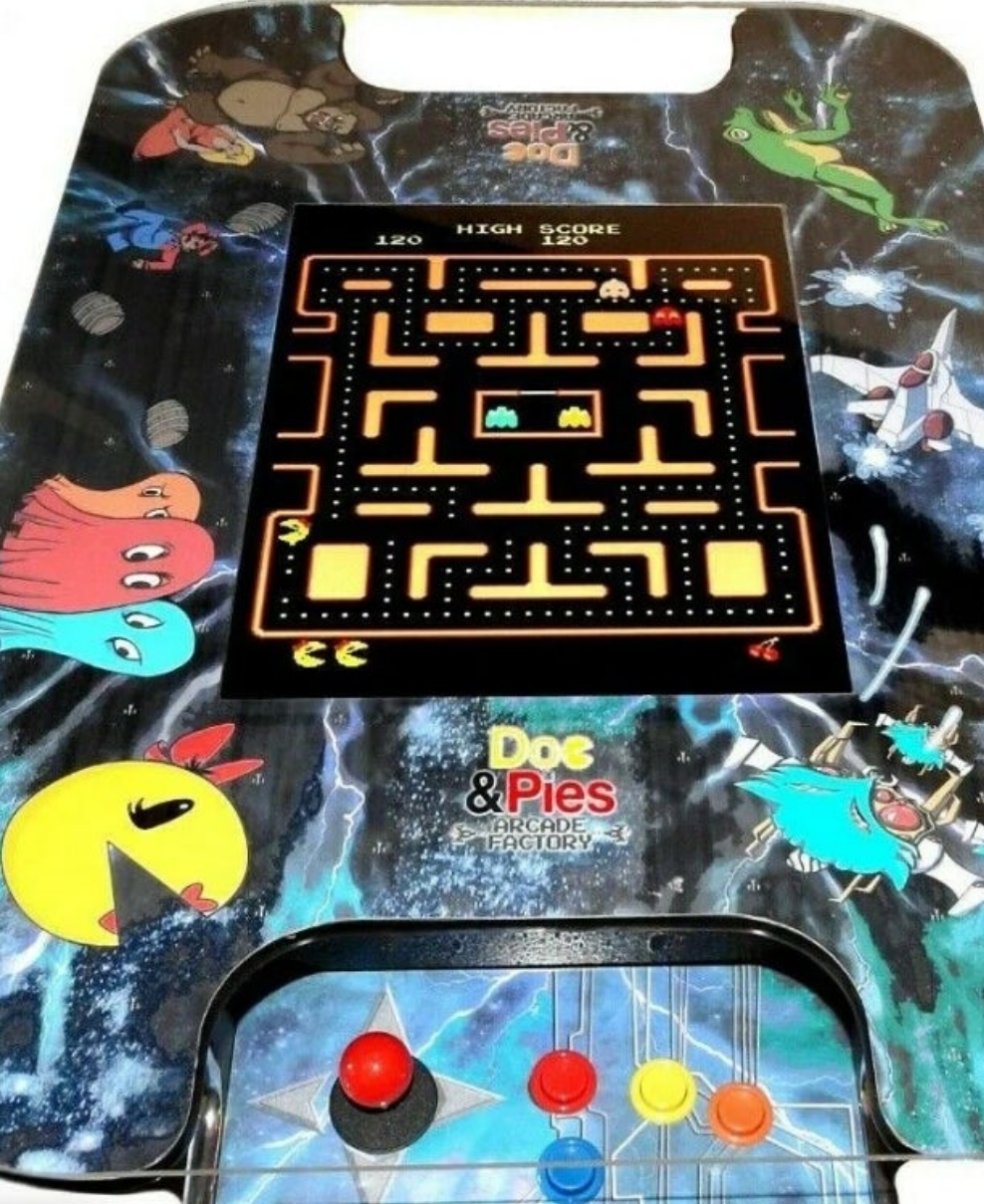 Classic Retro Games Cocktail Arcade Machine for Home or Work - Full Size - 2-Player