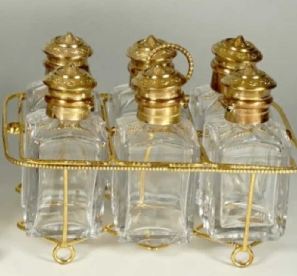 Cut Crystal Perfume Box, Casket