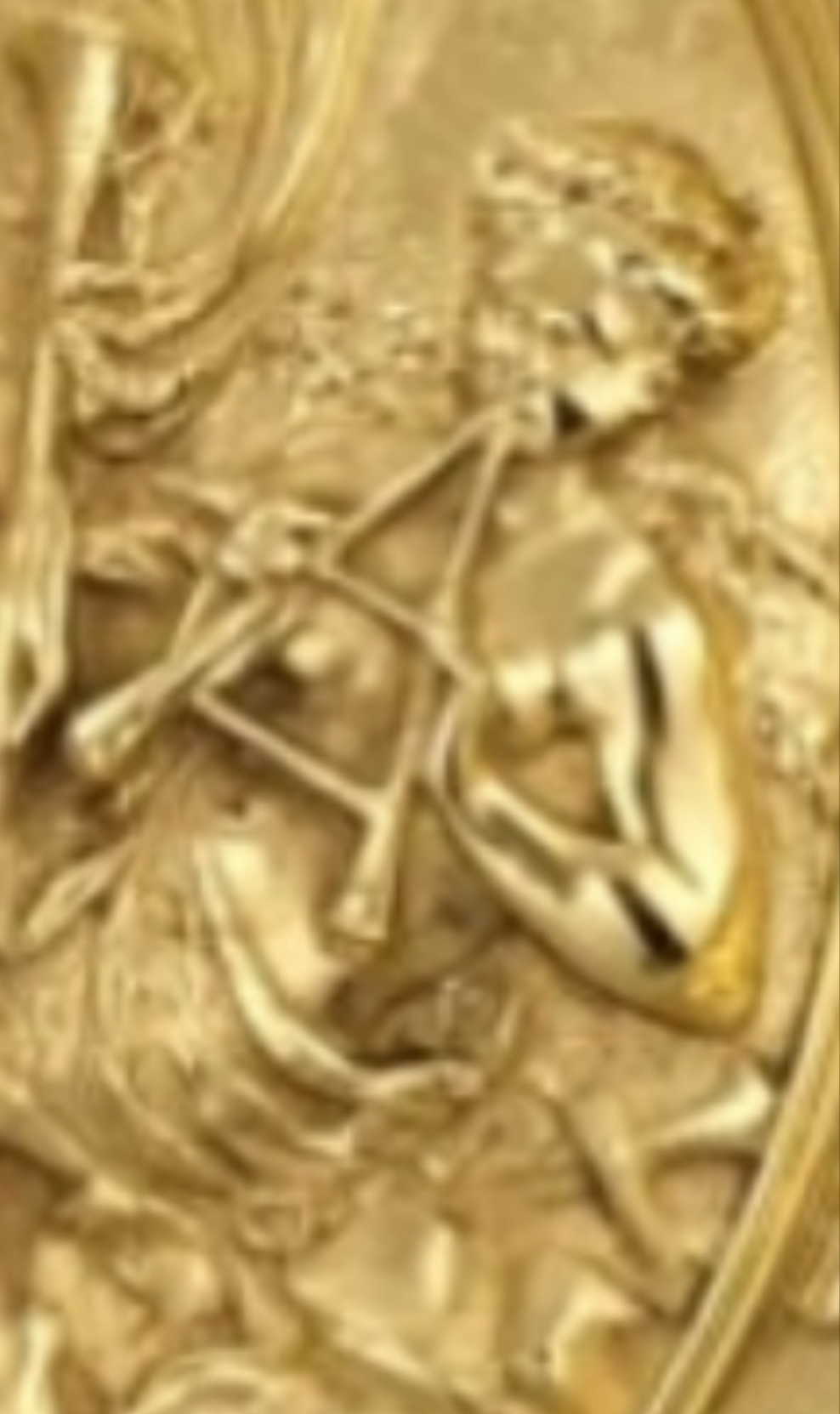 Rothschild "Poetry" Sterling Silver Gilt Salver by Elkington & Co.