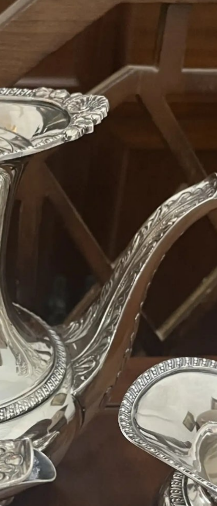 Important English Sterlilng Silver tea and coffee set by Mappin & Webb