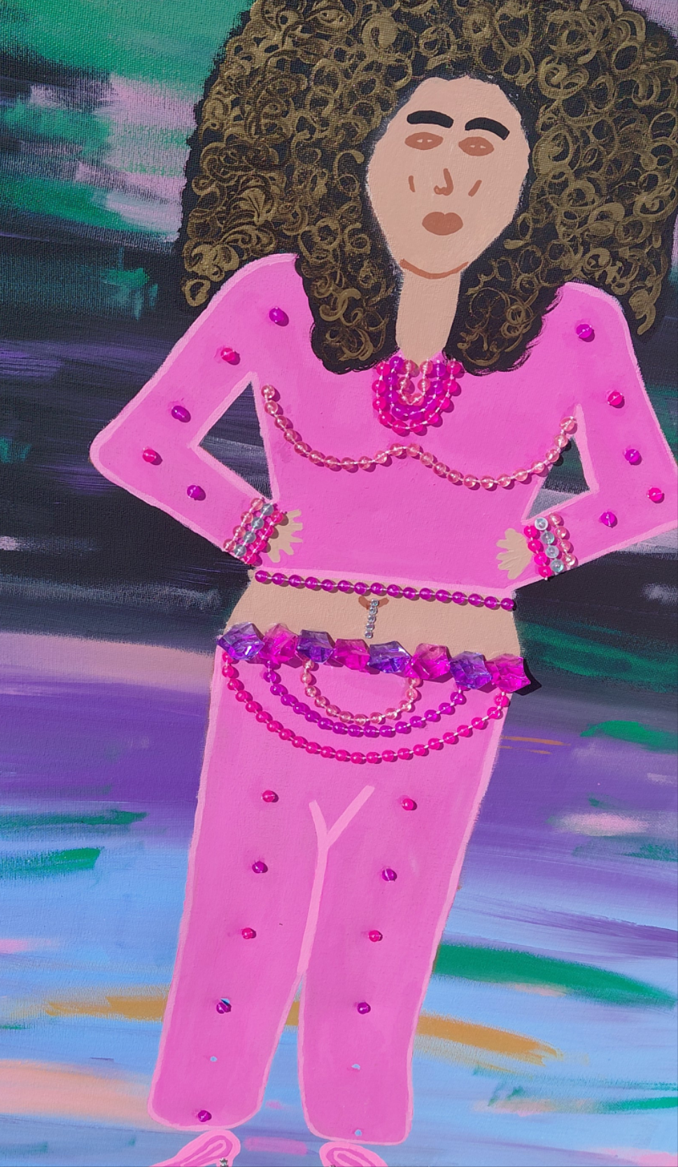 COCOMONEY ART RBS 1 OF 1 CUSTOM PIECE BY COCOMONEY PAINTING ON CANVAS