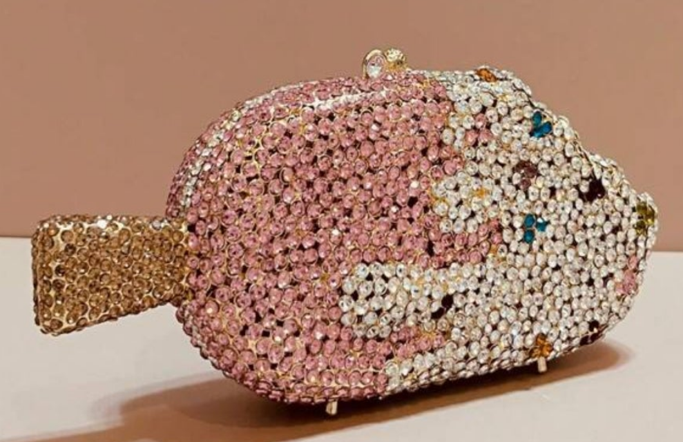 COCOMONEY Miss Icy Clutch Evening Bag