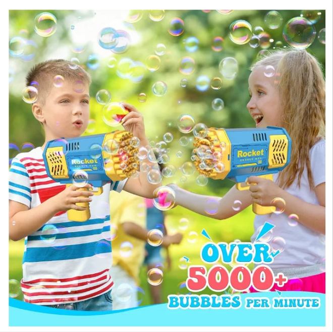 Toys for 3-8 Year Old Boys Girls: 2 Pack Bubble Machine for Kids with Bubble Solution, Gifts for 3+ Years Old Boy Birthday Toy for Kid Toddlers Ages 3+ Outdoor Wedding Bubbles Wands