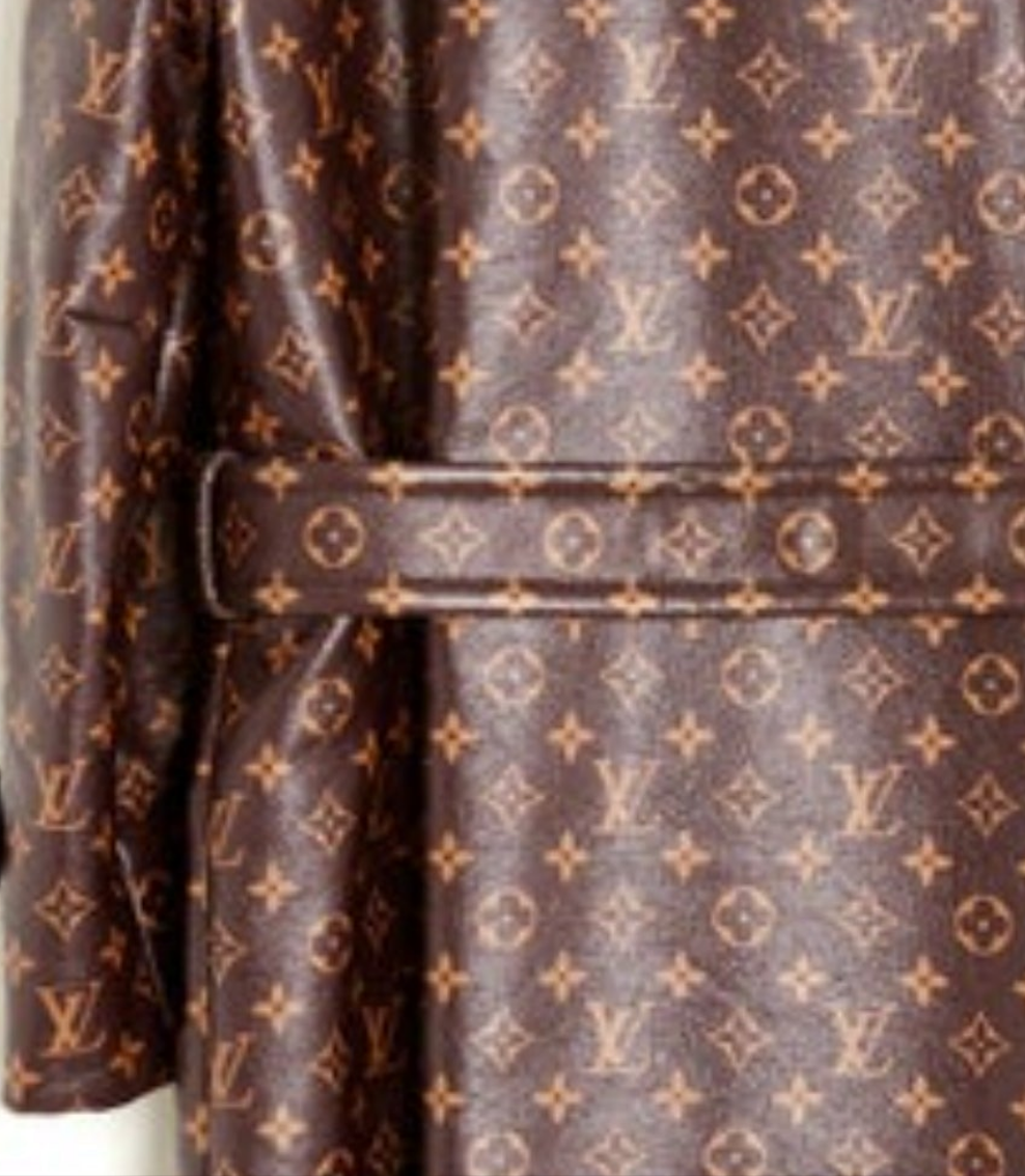Hot Louis Vuitton 2020 Manteau FR38 LV Silk Monogram Trench Coat UK10 US8 NWT