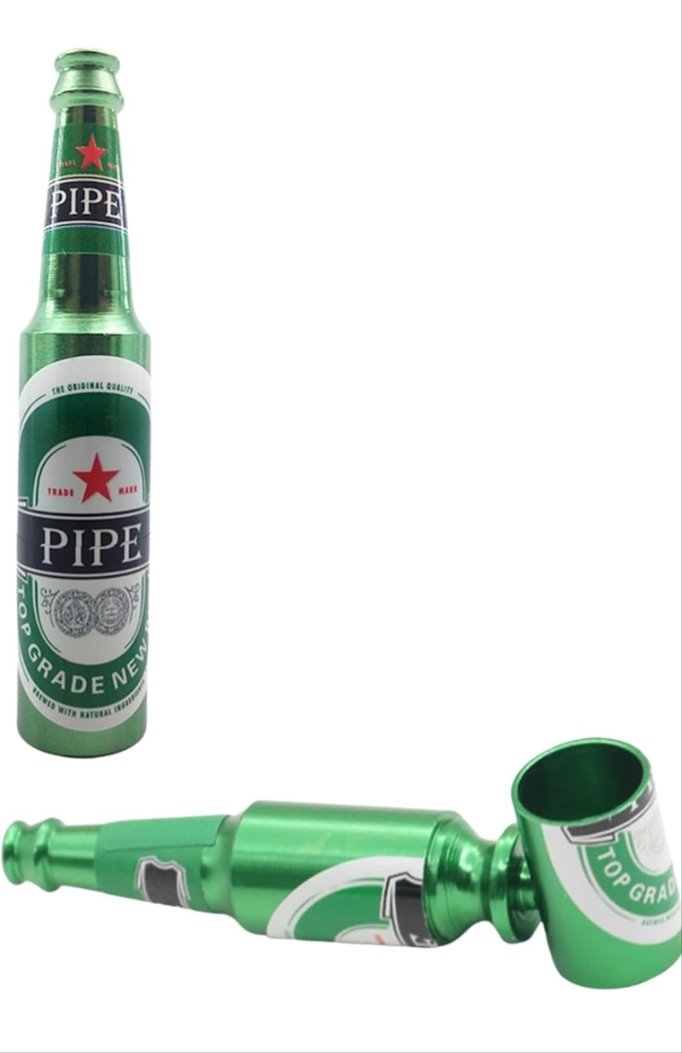 Beer Bottle Pipe Scraper Set for Tobacco Pipe Folding Cleaning Ashtray Accessories