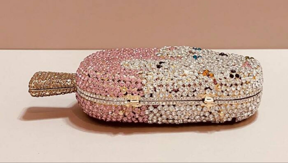 COCOMONEY Miss Icy Clutch Evening Bag