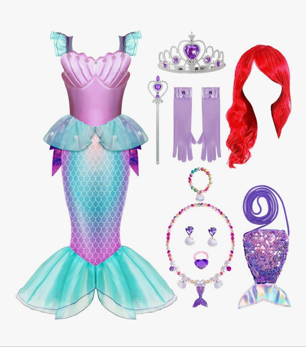 Kids Halloween costume includes everything as seen in photo choose by number below
