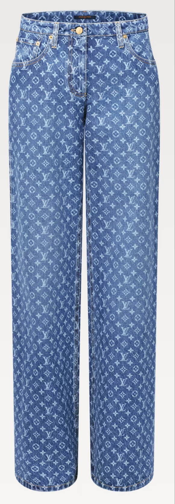 Louis Vuitton Monogram Flared Jeans