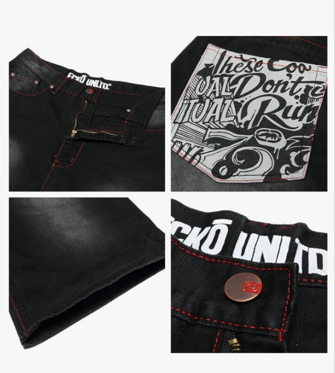 Fashion Hip Hop Jeans Baggy Denim Shorts