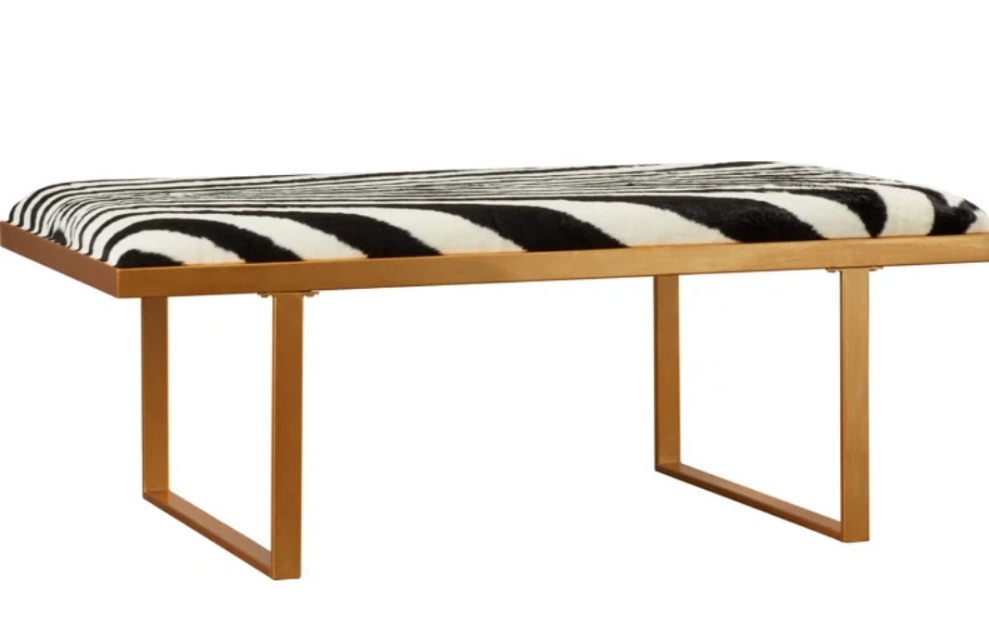 Zebra striped table or seating