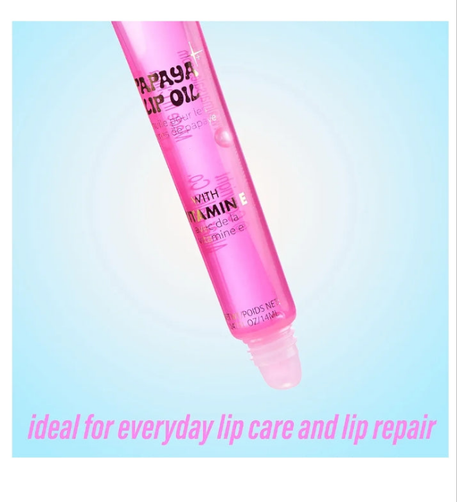 12pc Lip Oil Set - Flavored Lip Oils Value Pack, Hydrating Lip Oils w/Squeeze Tube Application, Moisturizing Lip Oil Collection for Everyday Lip Care and Lip Repair (RAINBOW)