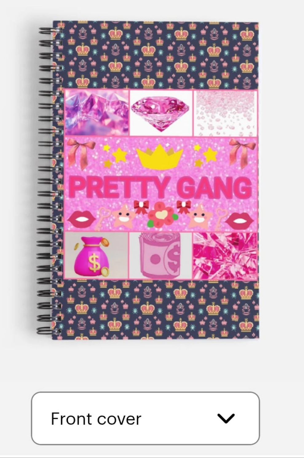 Pretty Gang merch by Cocomoney choose number beside product you want