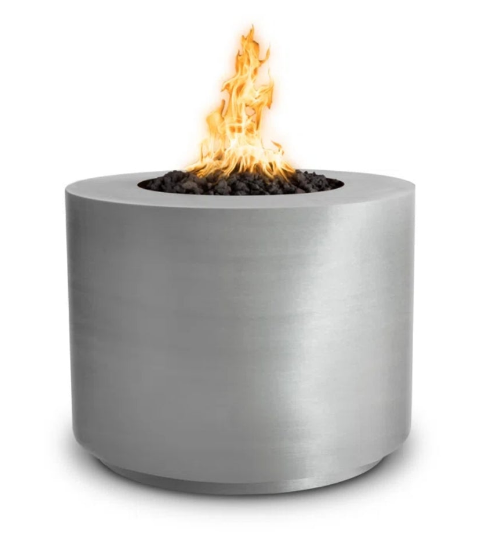 Beverly Round Concrete Smokeless Fire Pit