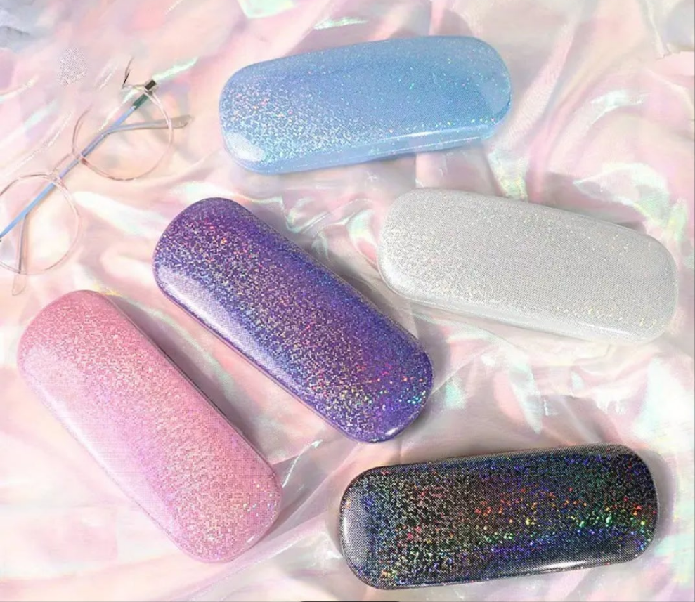 Glasses holder case bling