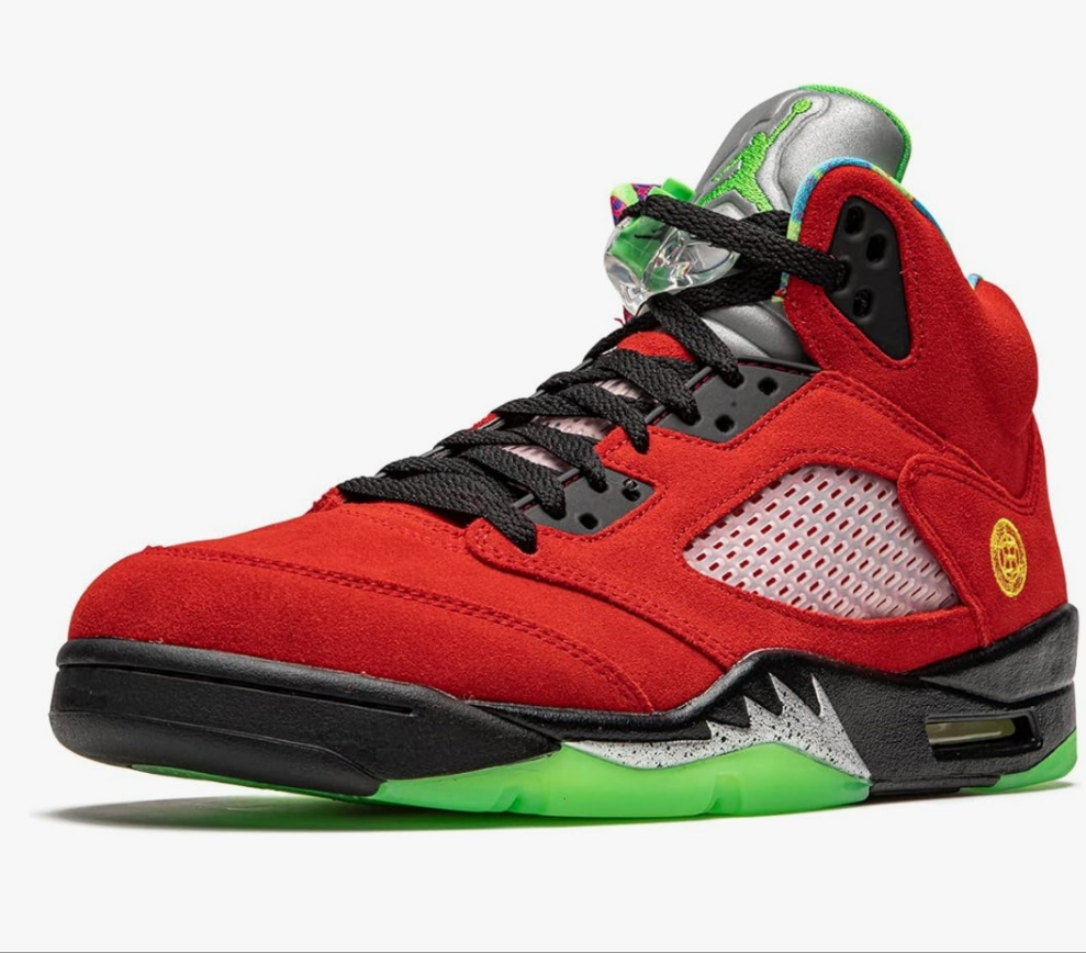 Jordan Mens Air 5 Retro CZ5725 700 What The - Size 11.5