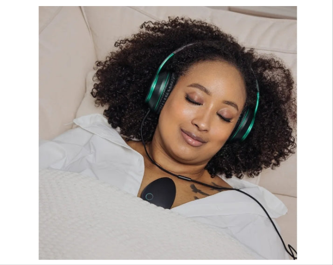 Relaxation Device - for Immediate Calm and Long Term Stress Resilience - with Patented Infrasonic Resonance Technology - Includes Sensate Plus