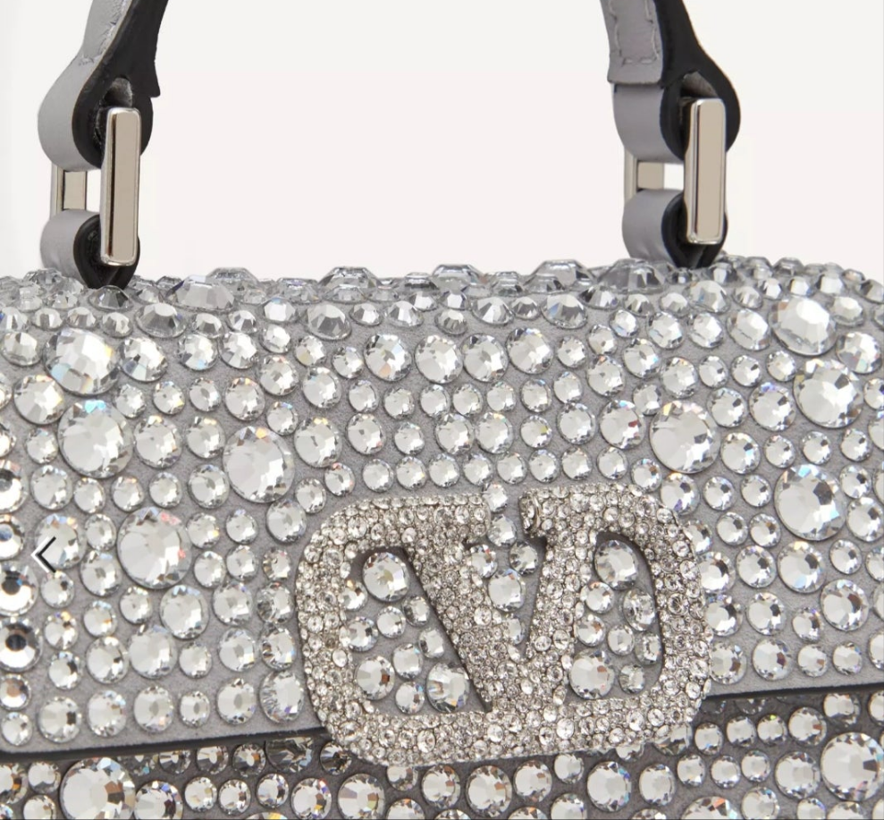 Devotion Metallic Leather Top Handle Bag