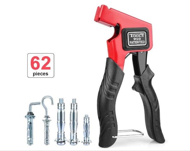 . Excellent Heavy Duty Metal Setting Tool, Paick Hollow Wall Metal Cavity Anchor Plasterboard Fixing