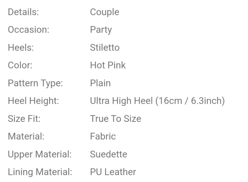 16cm Sexy High Heel Shoes For Women, Nightclub Party Heels, Suitable For Stage