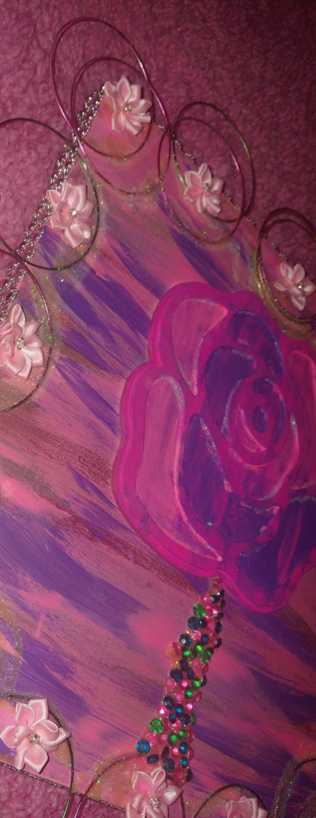 COCOMONEY ART FLOWER POWER 12×12 Custom 1 of 1 painting
