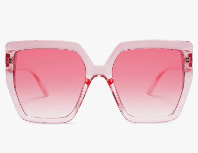 Thick Sunglasses for Women Trendy Oversized Black Modern Hipster Fashion Shades
