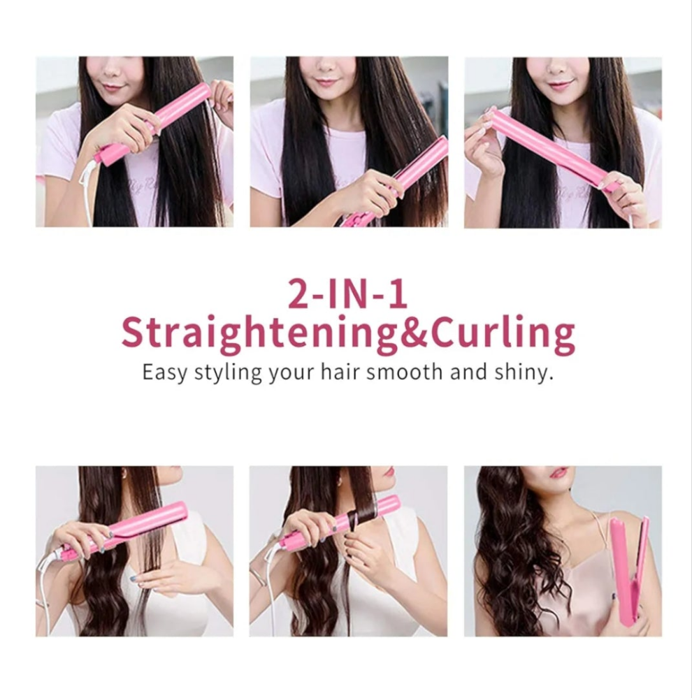 Hair straightener pink
