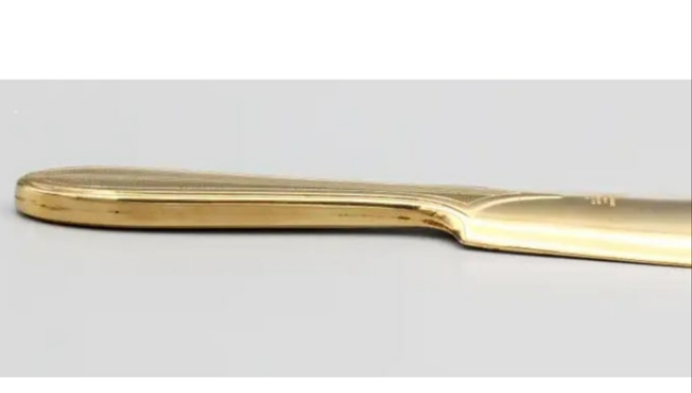 Tiffany & Co. Retro 14 Karat Gold Shoehorn