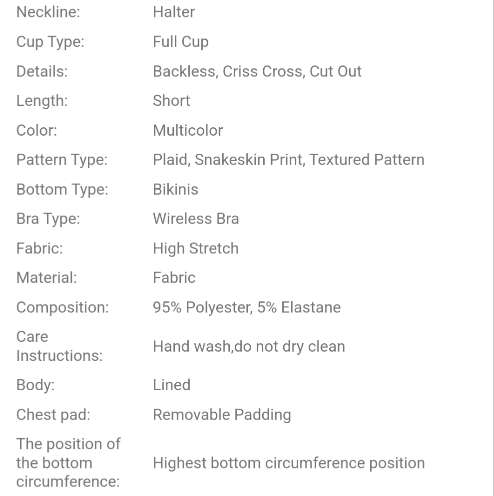 European & American Women Snake Skin Pattern Special Material Ring Shoulder Strap Sexy One-Piece Swimsuit COCOMONEY