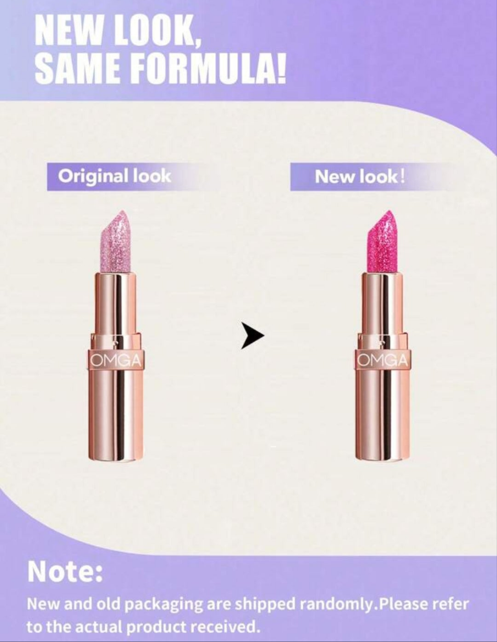 Color-Changing Lipstick With Fine Glitter Lip Care Anti-Chapping Moisturizing Lip Plumper Temperature-Sensitive Lip Balm moisturizing long lasting