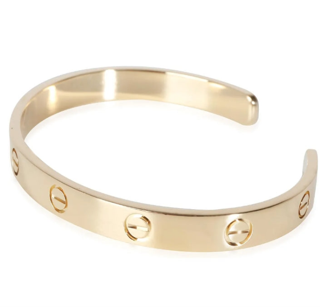 CARTIER
Pre-Loved, Love Bracelet, Yellow Gold, 18 cm