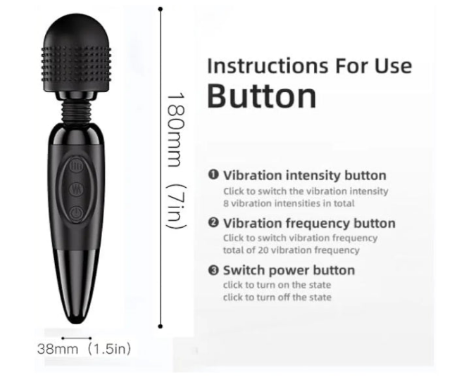 Body Back Relaxation Massager -Black