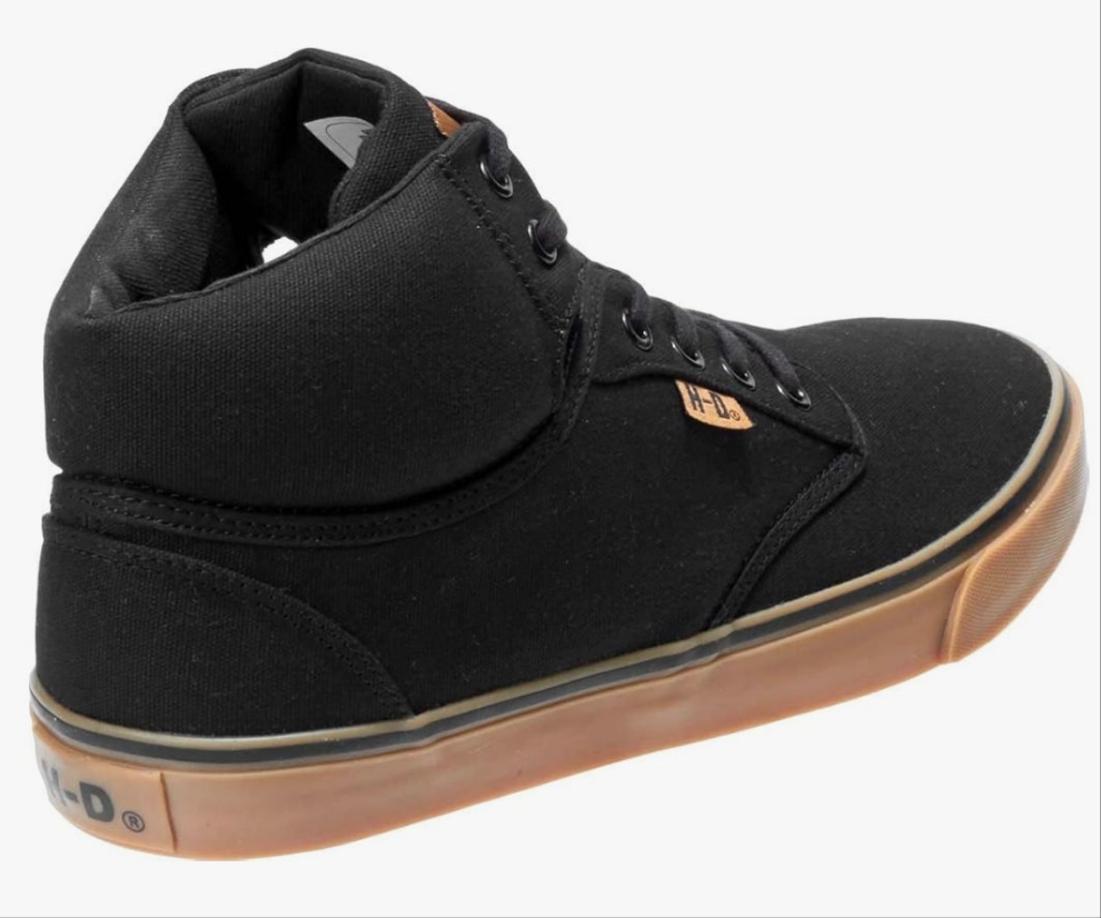 Harley-Davidson Men's Wrenford Canvas Motorcycle Casual Sneaker