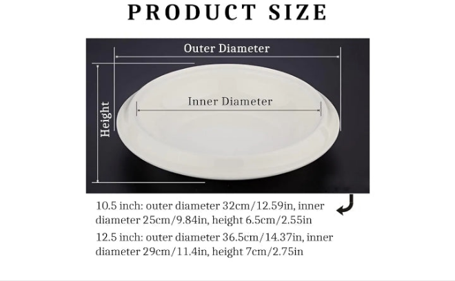 GOLD PLATED Ceramics Chafing Dishes & Food Warmers, Household Gold Plated Buffet Server Warming Tray with Food Pan, Fuel Holder and Lid, for Wedding, Parties, Banquet, Catering Events,12.5INCH