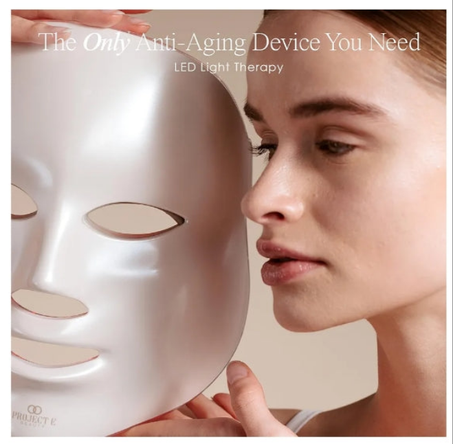 Skin Rejuvenation Photon Mask | LED Face Mask Light Therapy Red Blue Light Anti-Aging Wrinkle Spa Facial Treatment Home Skincare Mask