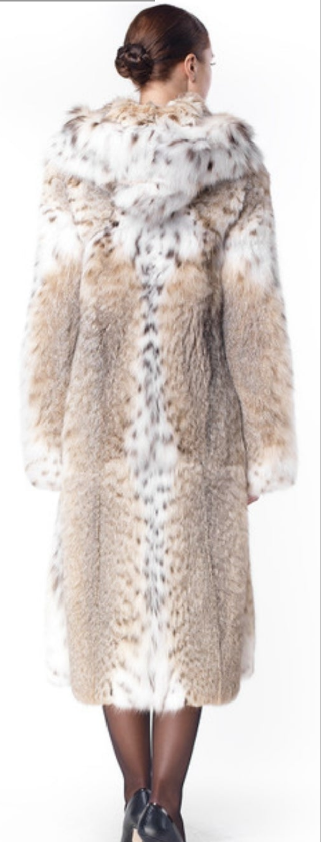 Lynx Fur Coat Kimiko Beige