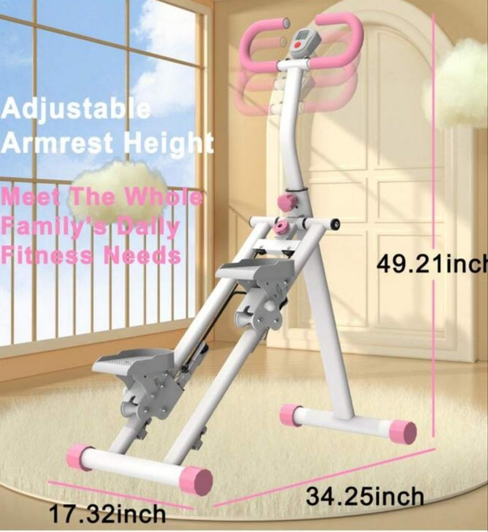 Stair Stepper For Home-Upgrade Vertical Climber Workout Machine For Full-Body Exercise Climber Fitness Equipment With Stable Frame Adjustable Handlebar