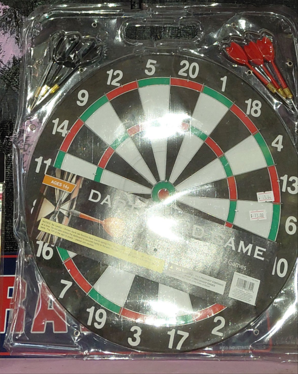 Dart board