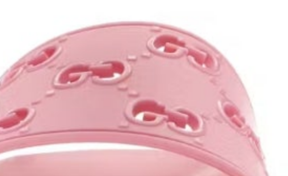 Gucci Slide Pink Rubber (Women's)