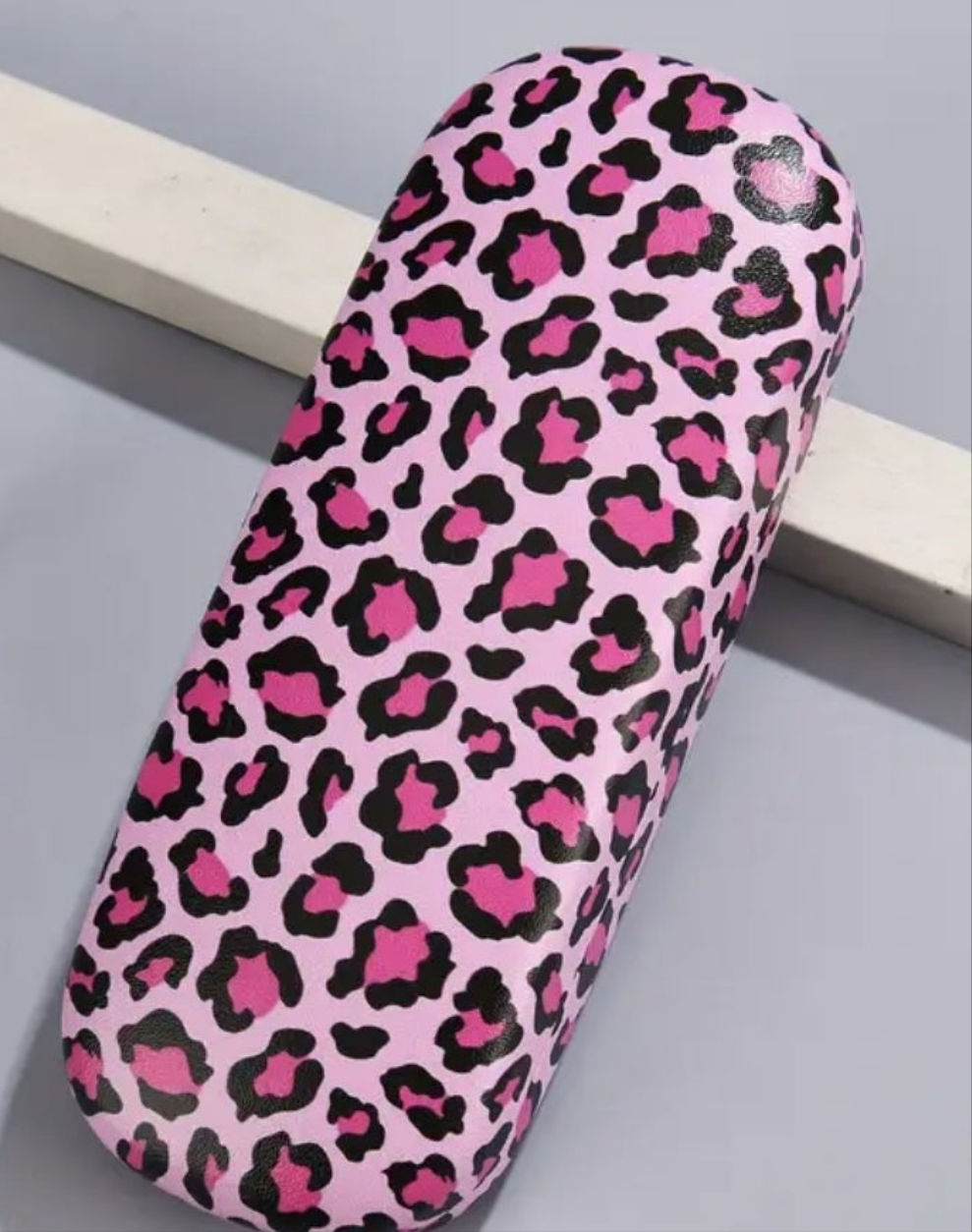 Leopard glasses holder pu leather